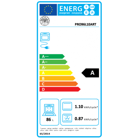 BERTAZZONI PRO9 6L 1E AR T Κουζίνα Ηλεκτρική με Εστίες Αερίου 90cm Πορτοκαλί